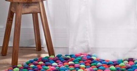 Tapete de Pompom: Charme e Aconchego para sua Decoração