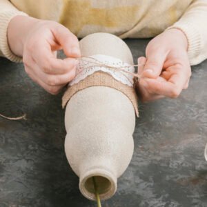 Vasos Artesanais com Garrafas de Vidro