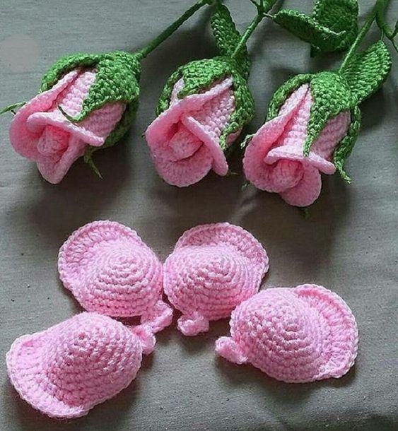 Flor de Crochê para o Dia das Mães