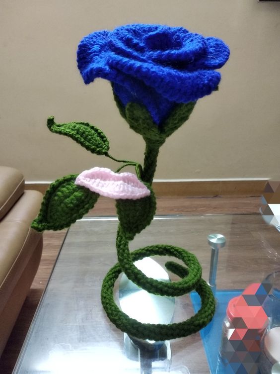 Flor de Crochê para o Dia das Mães