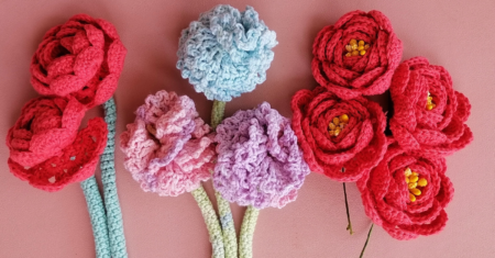 Flor de Crochê para o Dia das Mães: 5 Dicas + Fotos de Inspiração