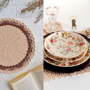 Sousplat e Jogo Americano: Conheça as Diferenças de Crochê