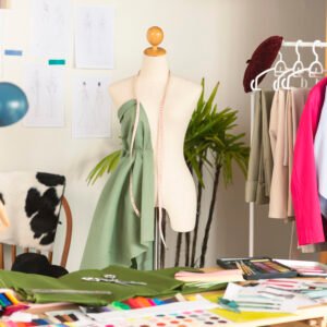 Estúdio de design de moda para costura