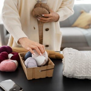 Organizar suas linhas de tricô: Mantenha tudo em ordem