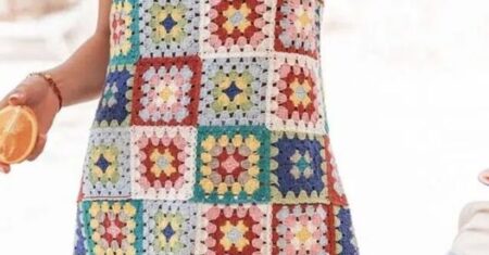 5 Ideias de Vestido Squares de Crochê: Crie Peças Exclusivas