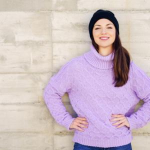 Blusa de Tricô Feminina Roxa: Crie Estilo e Conforto Únicos