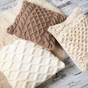 Capa para almofada de tricô: Como criar peças únicas em casa