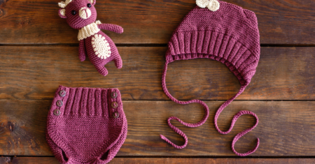 Chapéu e Short para Bebê de Tricô: Crie Peças Encantadoras