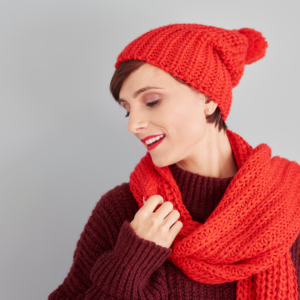Touca e Cachecol Vermelho: Crie Seu Próprio Conjunto de Inverno