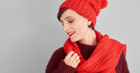 Touca e Cachecol Vermelho: Crie Seu Próprio Conjunto de Inverno