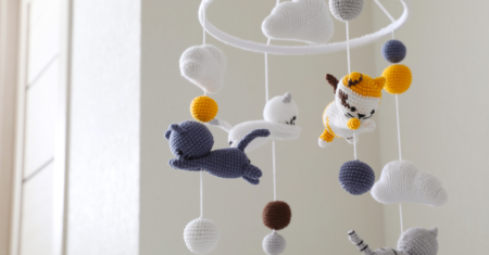 Móbile de Crochê para Berço com Gatinhos: Dicas para criar o seu