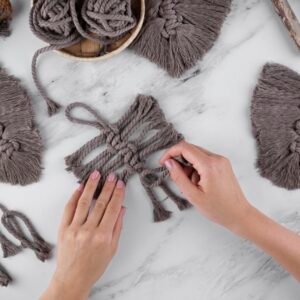 Como Criar uma Linda Folha de Macramê em Casa Facilmente