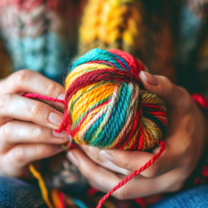 Projetos com Linha de Tricô Colorida: Dicas e Ideias